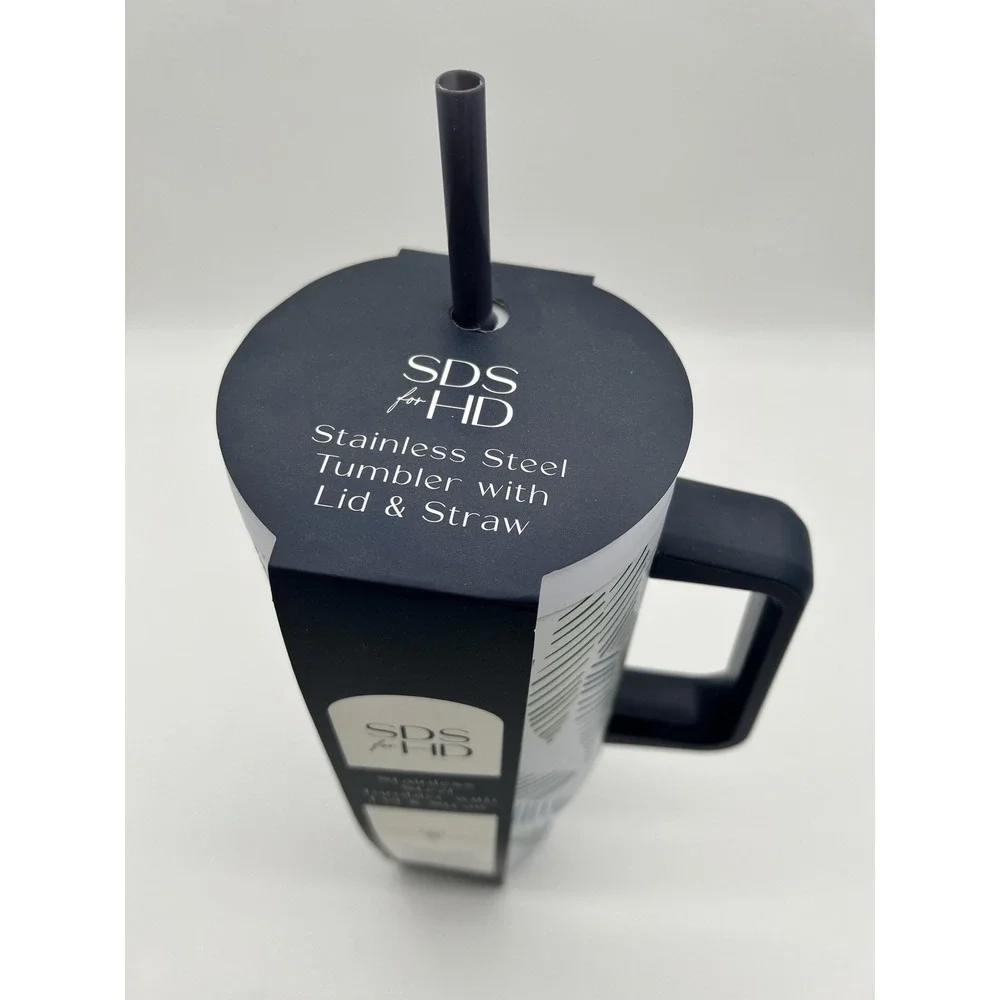 SDS for HD Stainless Steel Tumbler 40oz Lid Straw‎ Handle Reusable Insulated Cup
